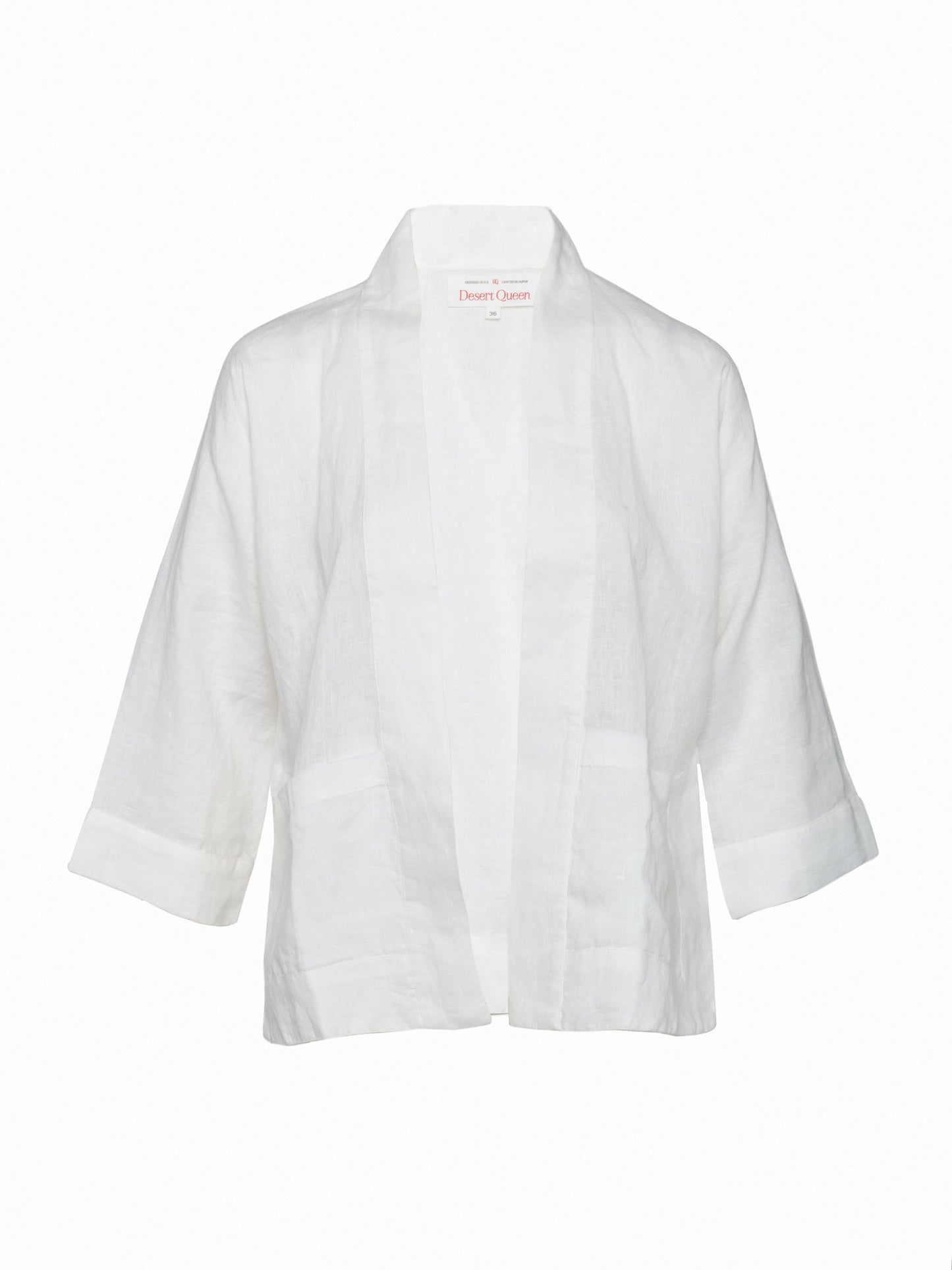 Lala Linen Jacket - Desert Queen