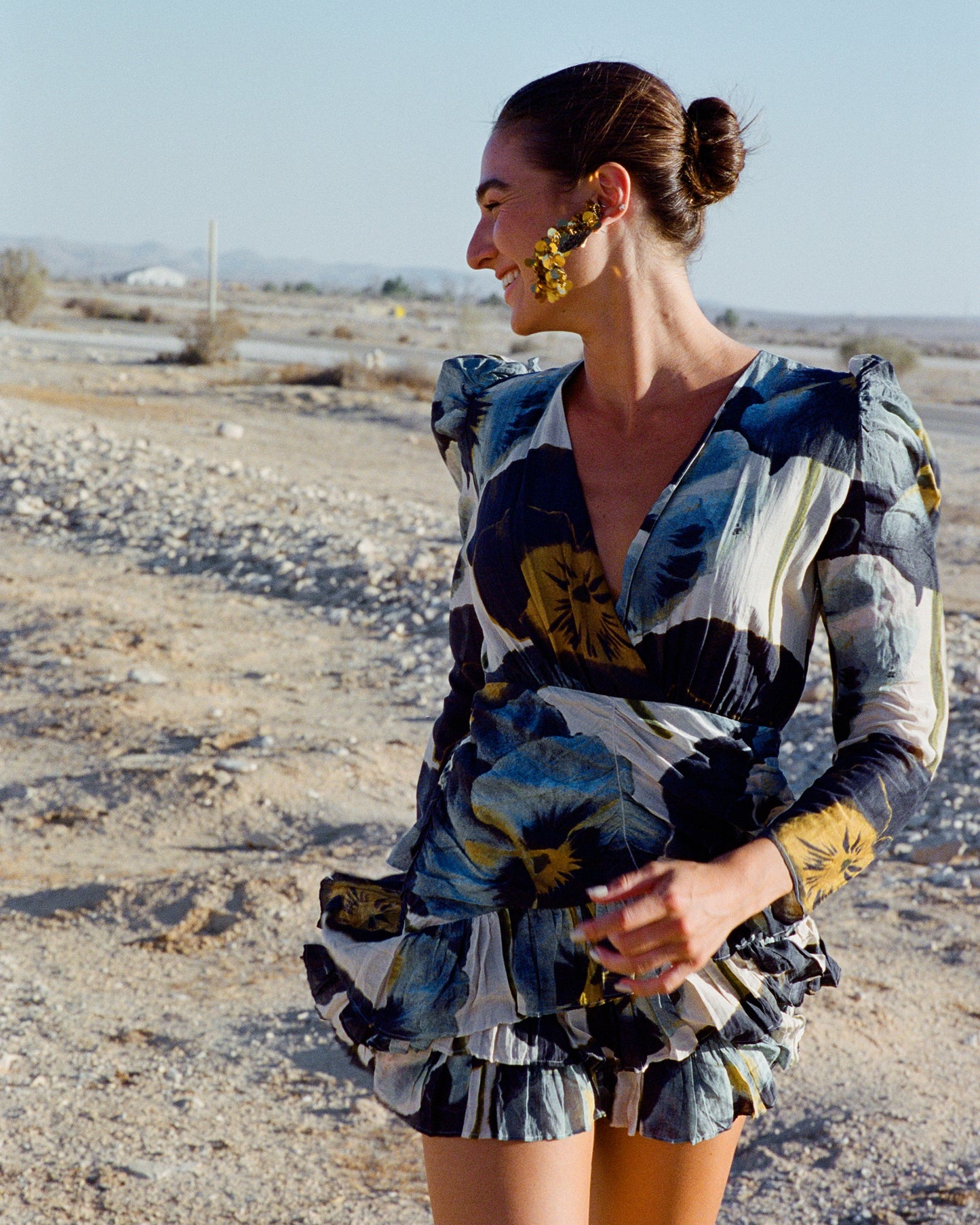 Evie Ruffle Mini Dress