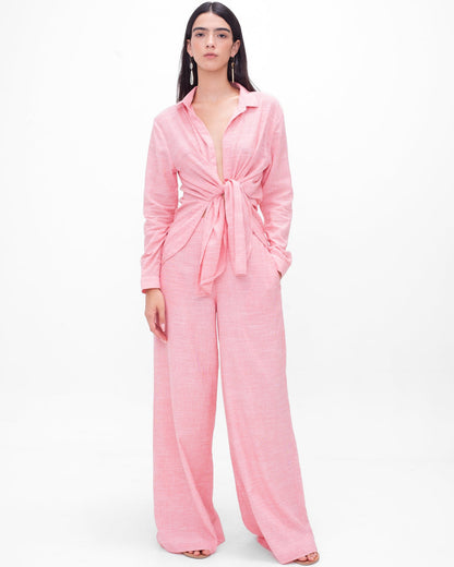 Aria Tie Shirt - Desert Queen
