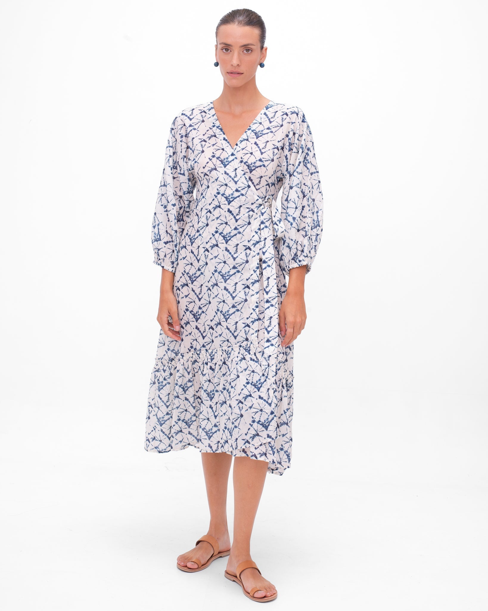 Alessandra Wrap Dress - Desert Queen
