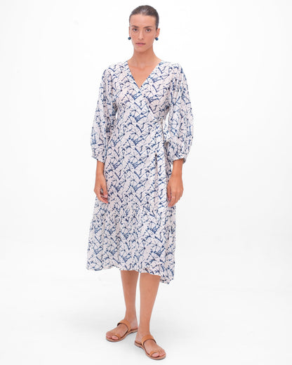 Alessandra Wrap Dress - Desert Queen