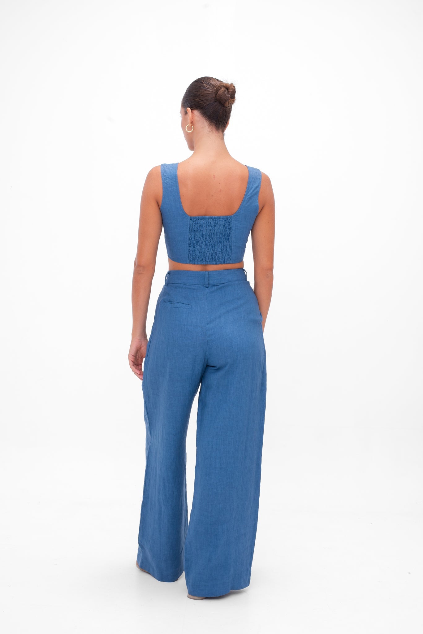 Ada Pleat Pant - Desert Queen