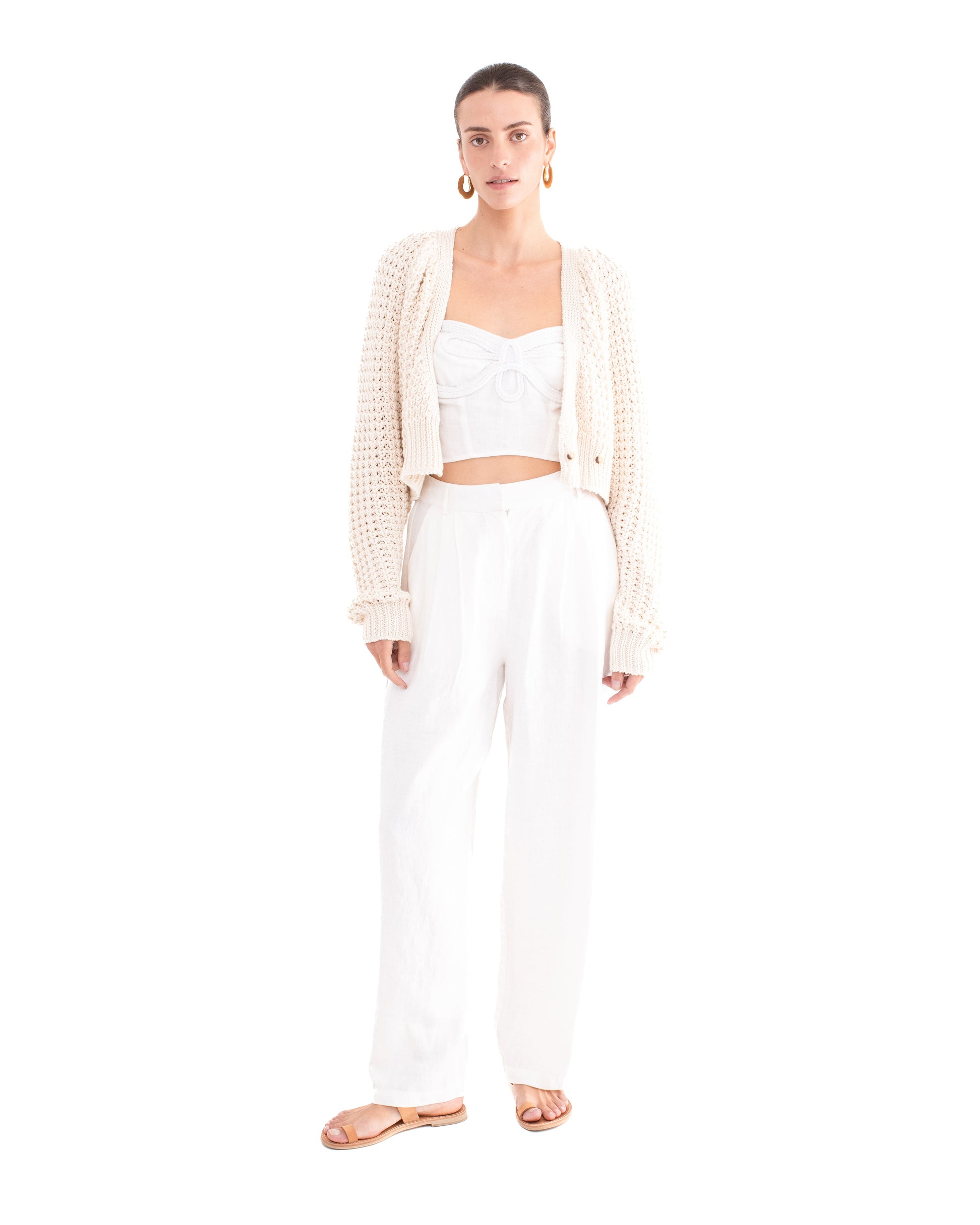 Ada Pleat Pant - Desert Queen