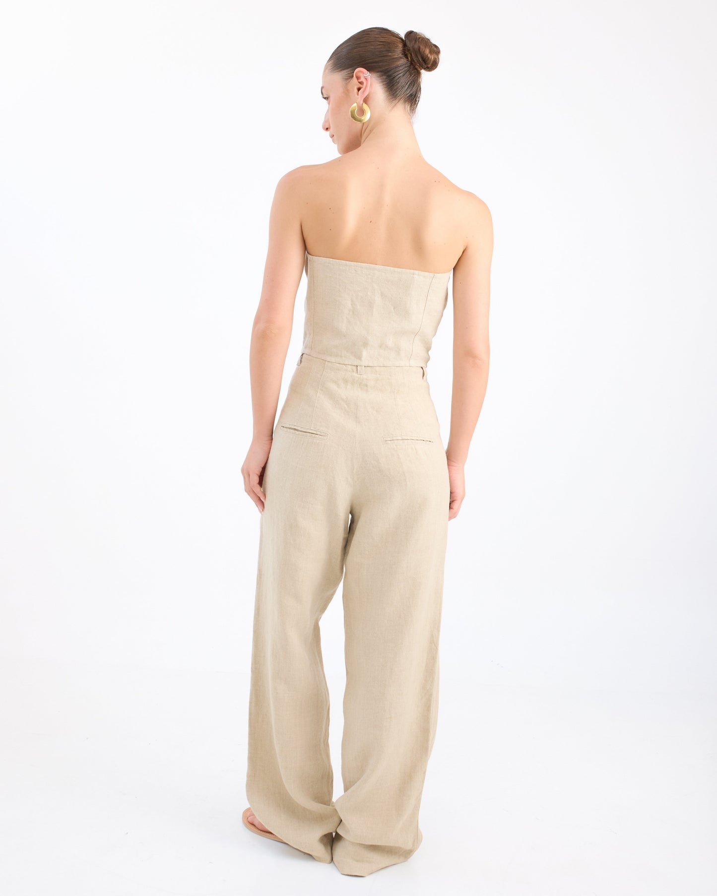 Ada Linen Pants - Desert Queen