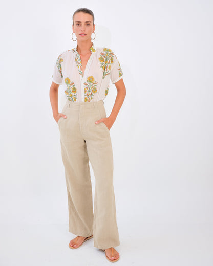 Ada Linen Pants - Desert Queen